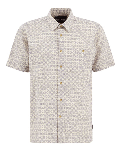 Wildfell Printed S/S Relaxed Shirt - Neutral