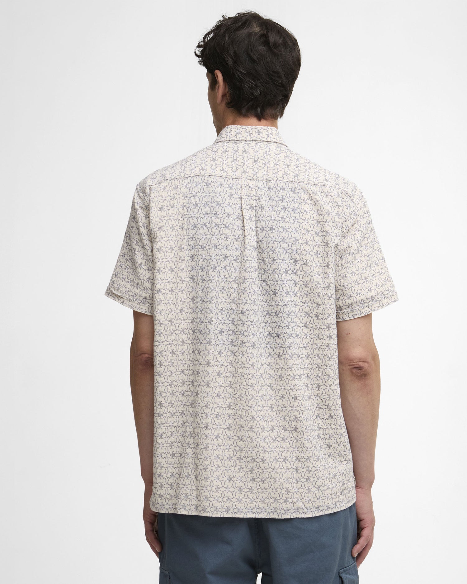 Wildfell Printed S/S Relaxed Shirt - Neutral