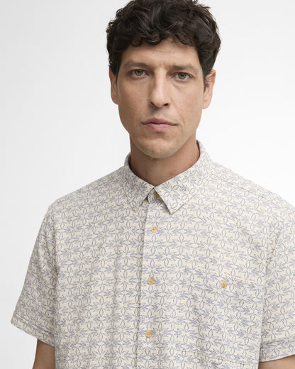 Wildfell Printed S/S Relaxed Shirt - Neutral