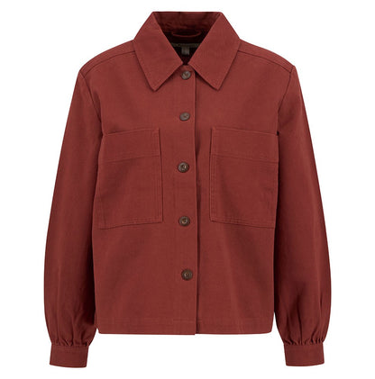 Willow Overshirt - Burnt Henna