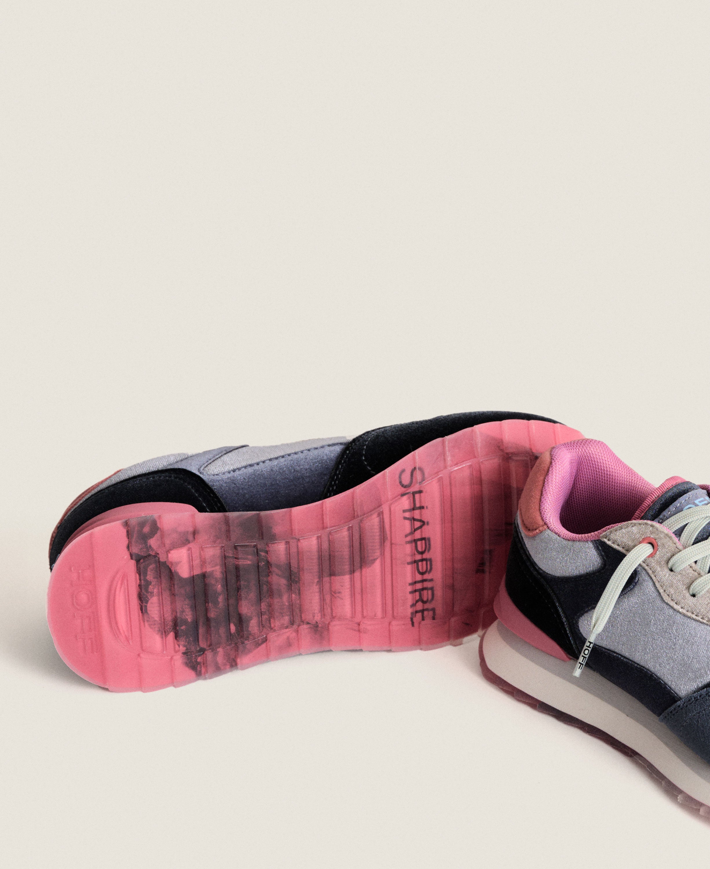 Sapphire Trainers - Grey/Pink