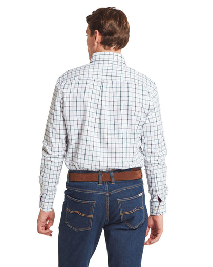 Baconsthorpe Tailored Shirt - Deep Purple Check