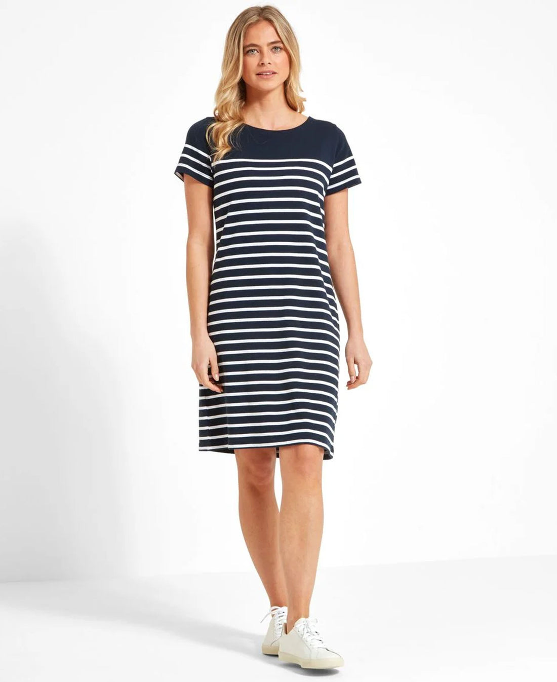 Beauport Dress - Navy Stripe