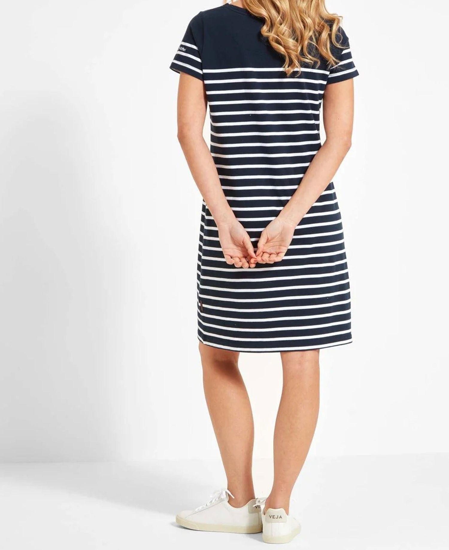 Beauport Dress - Navy Stripe