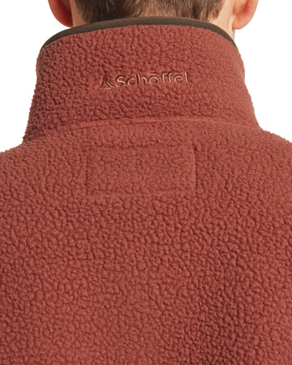Berkeley Retro Fleece - True Navy/Red Brick