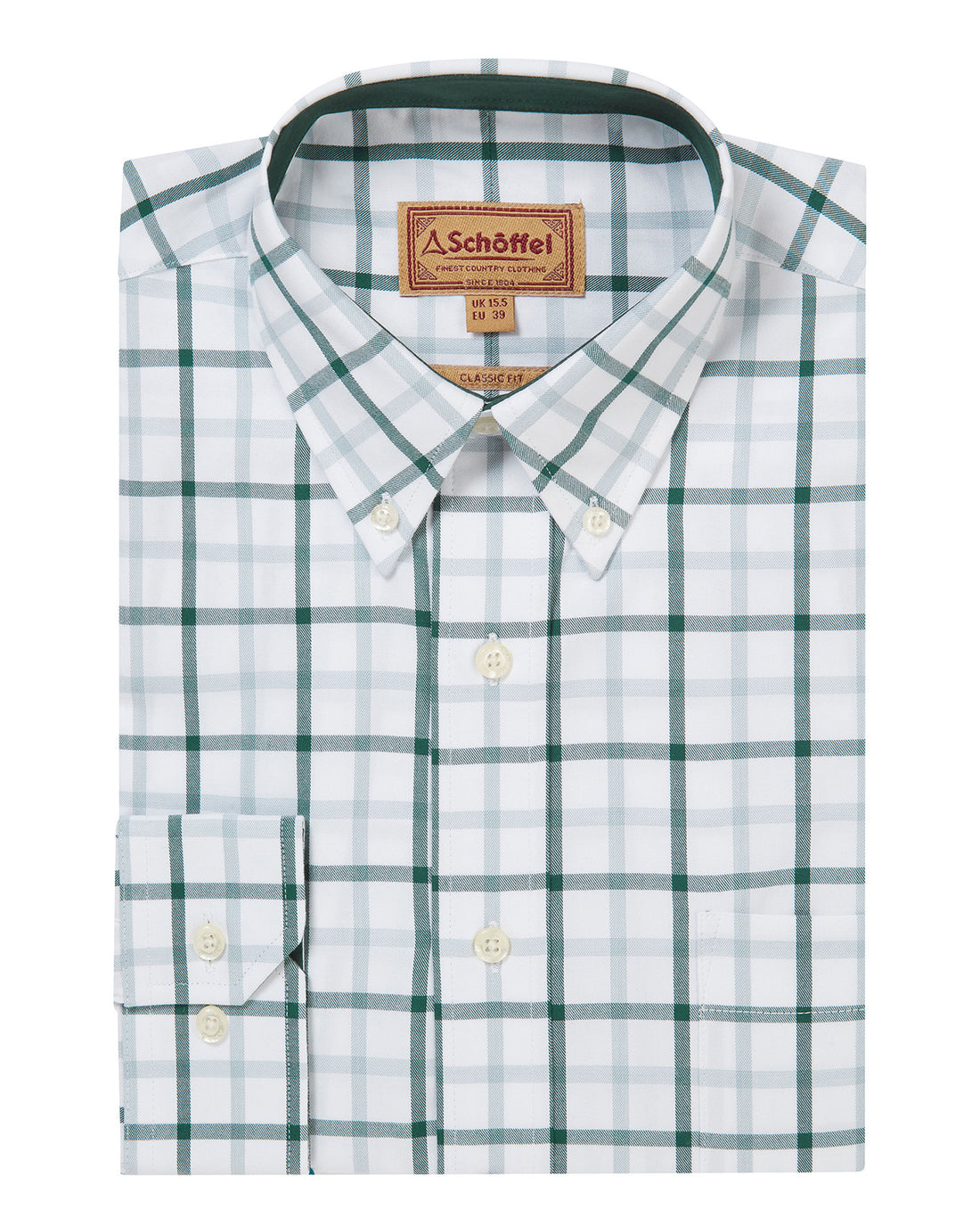 Brancaster Classic Shirt - Deep Pine Check