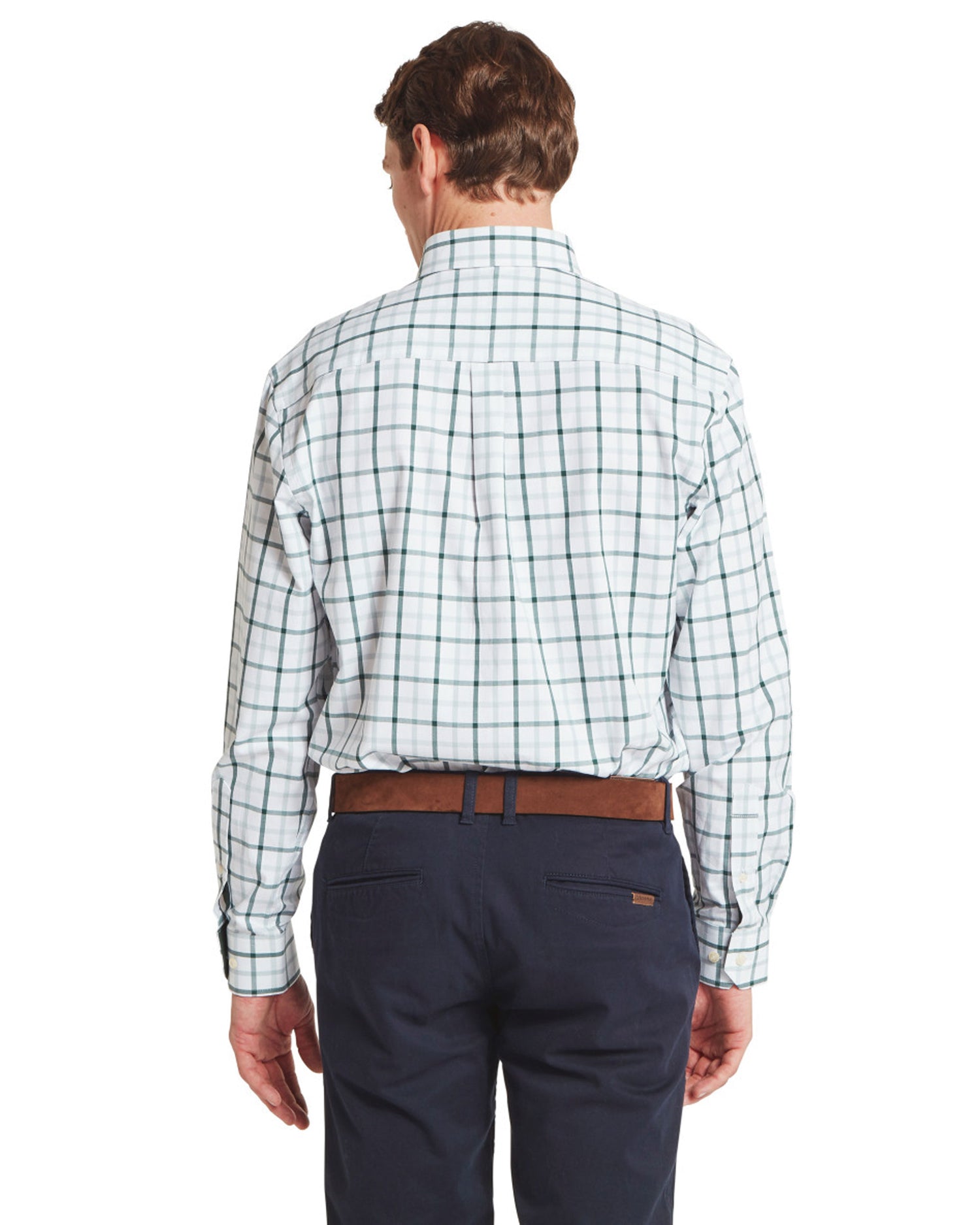 Brancaster Classic Shirt - Deep Pine Check