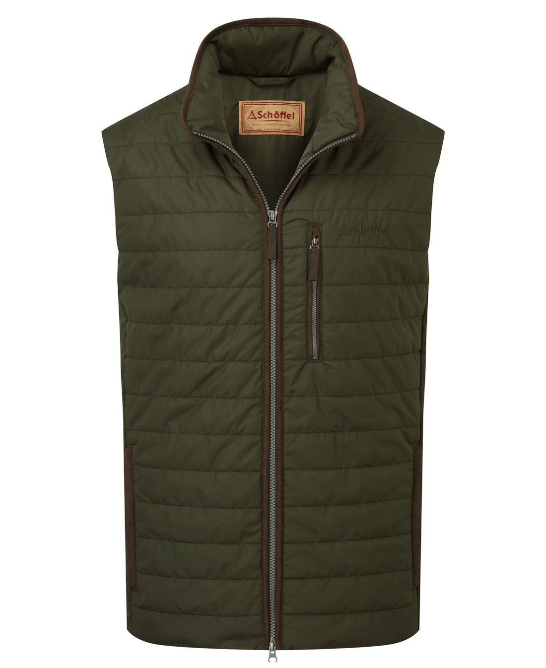 Brora Quilted Gilet - Forest
