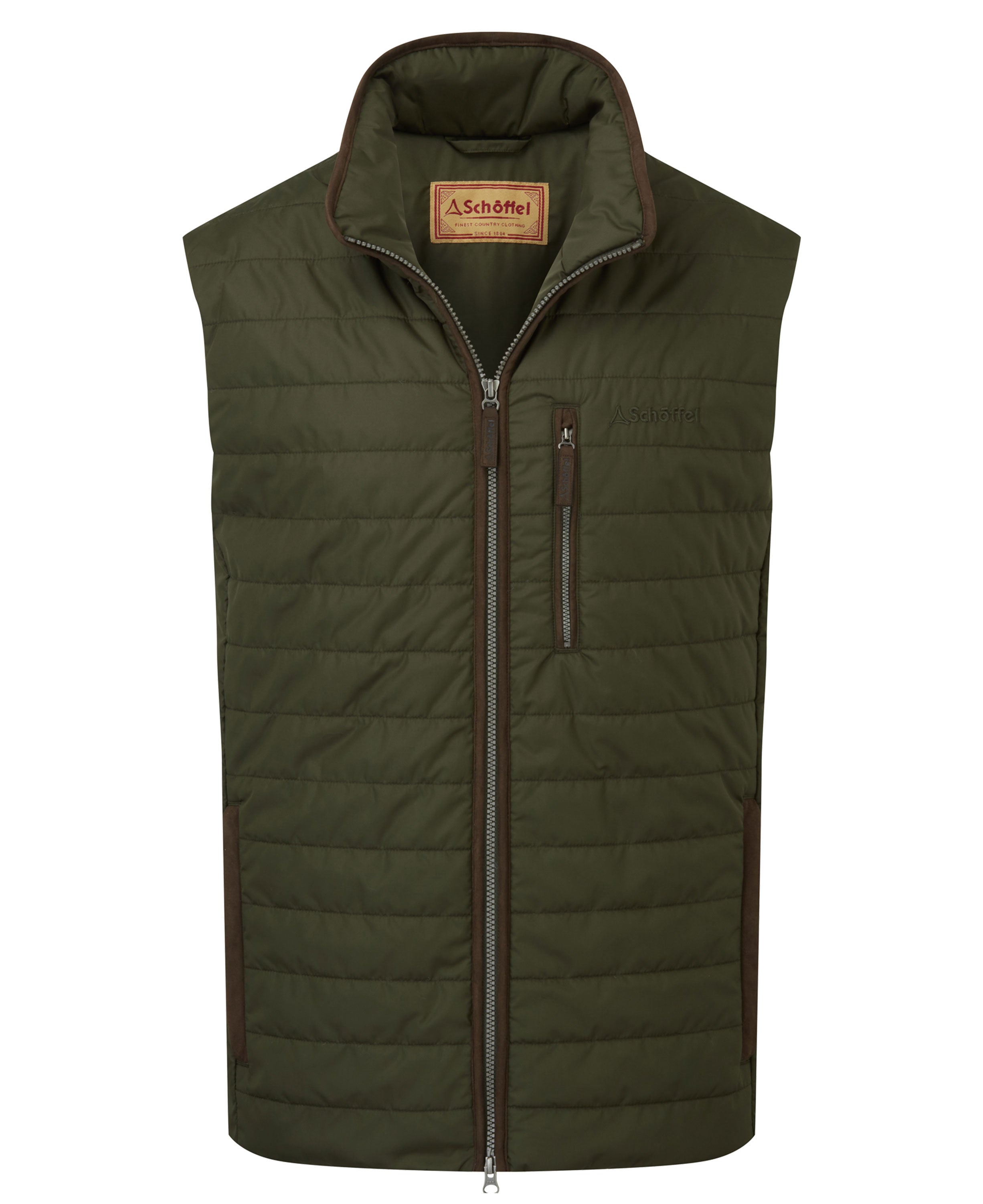 Brora Quilted Gilet - Forest