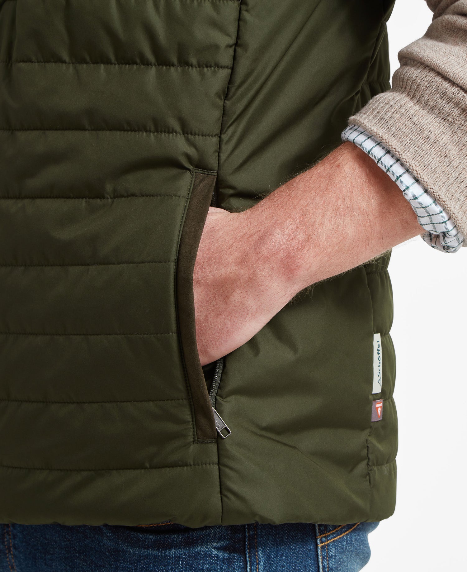 Brora Quilted Gilet - Forest