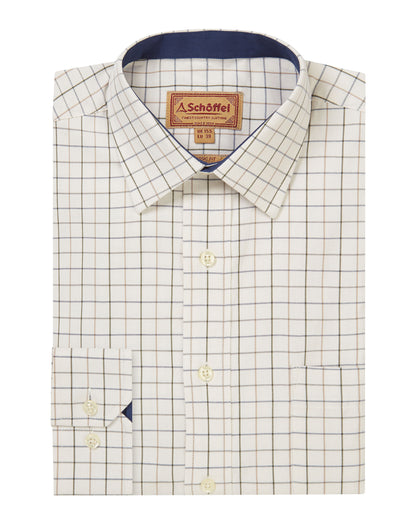 Burnham Tattersall Classic Shirt - Blueberry Tattersall