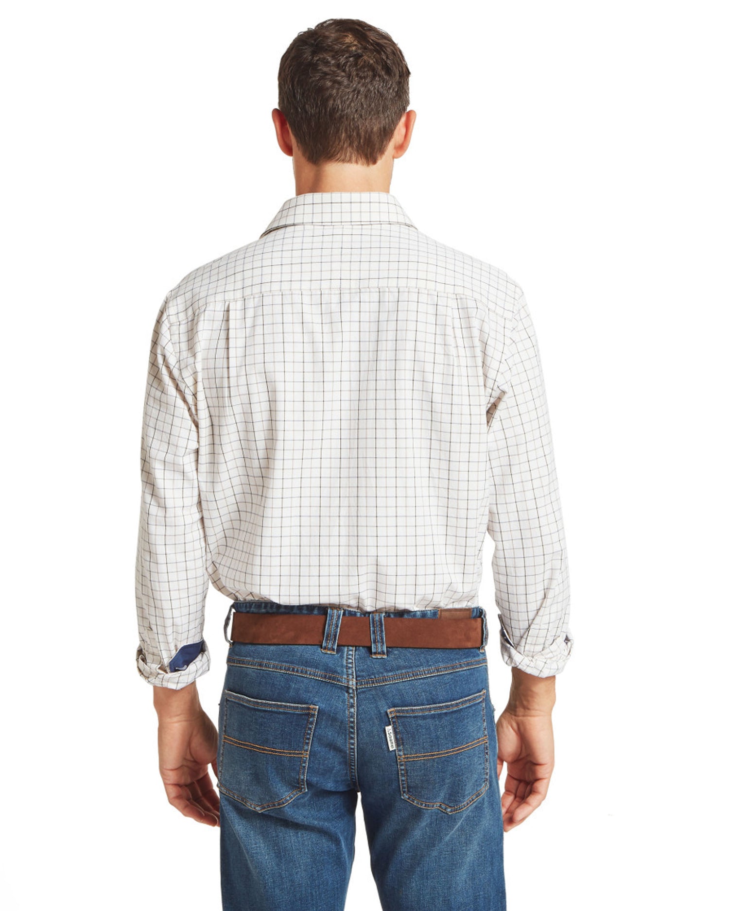 Burnham Tattersall Classic Shirt - Blueberry Tattersall