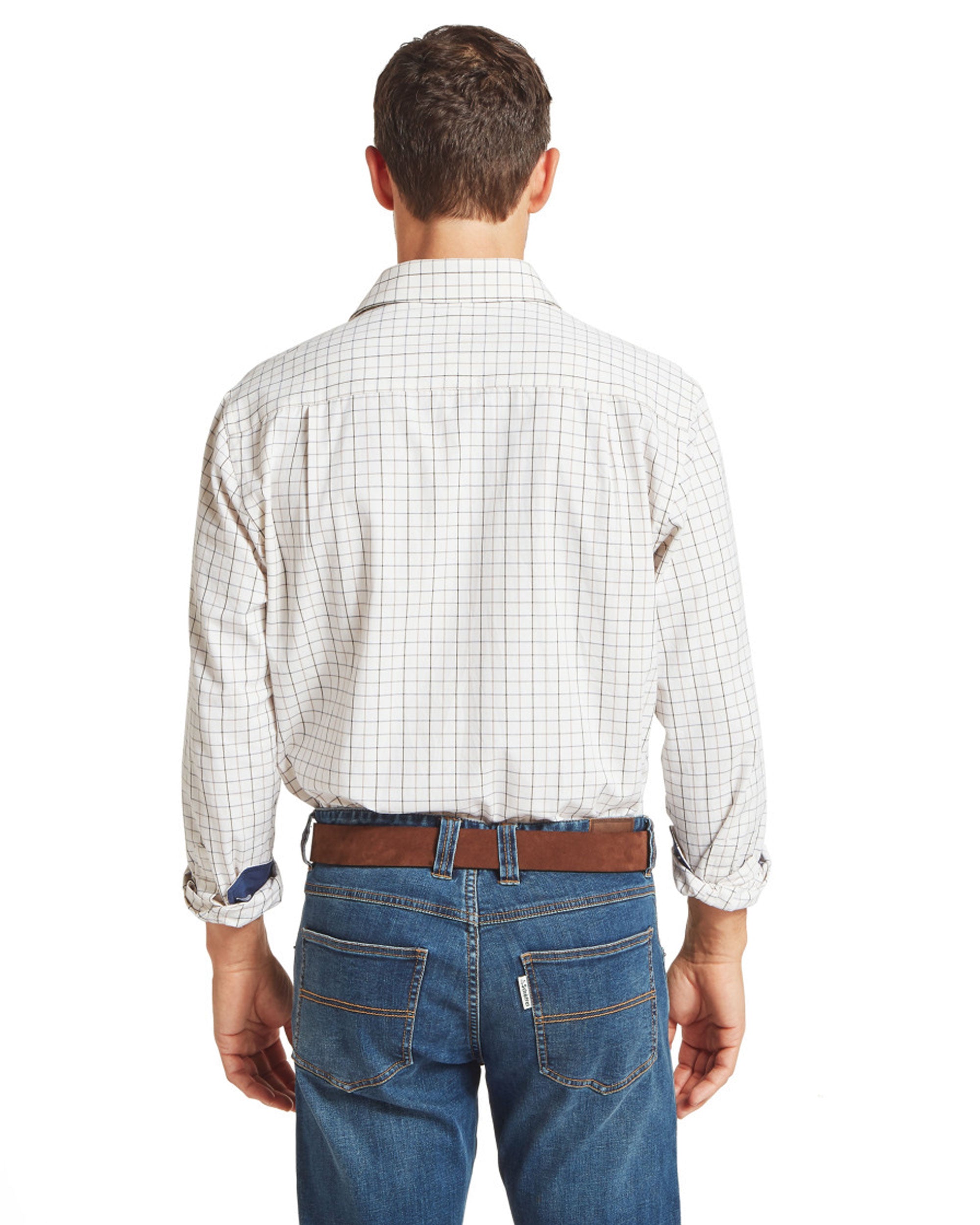 Burnham Tattersall Classic Shirt - Blueberry Tattersall