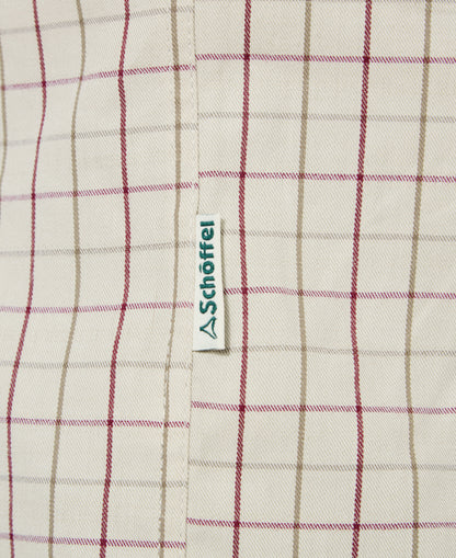 Burnham Tattersall Classic Shirt - Damson Tattersall