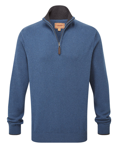 Castlebay 1/4 Zip Jumper - Force Blue
