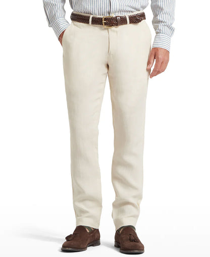 Chilham Linen Trouser - Oat