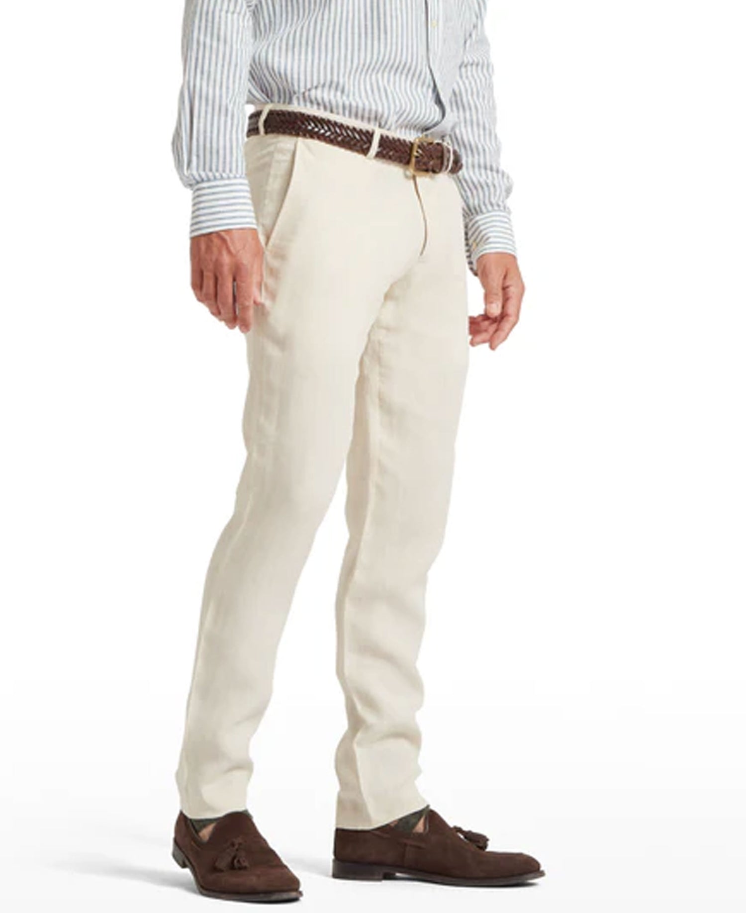 Chilham Linen Trouser - Oat