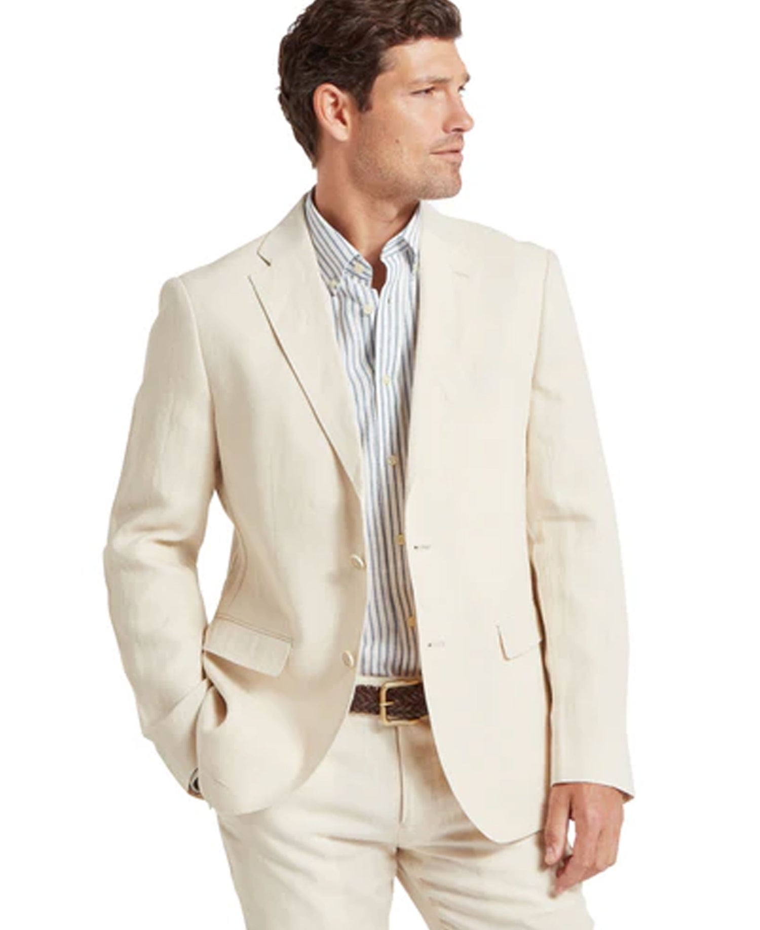 Cowes Linen Jacket - Oat