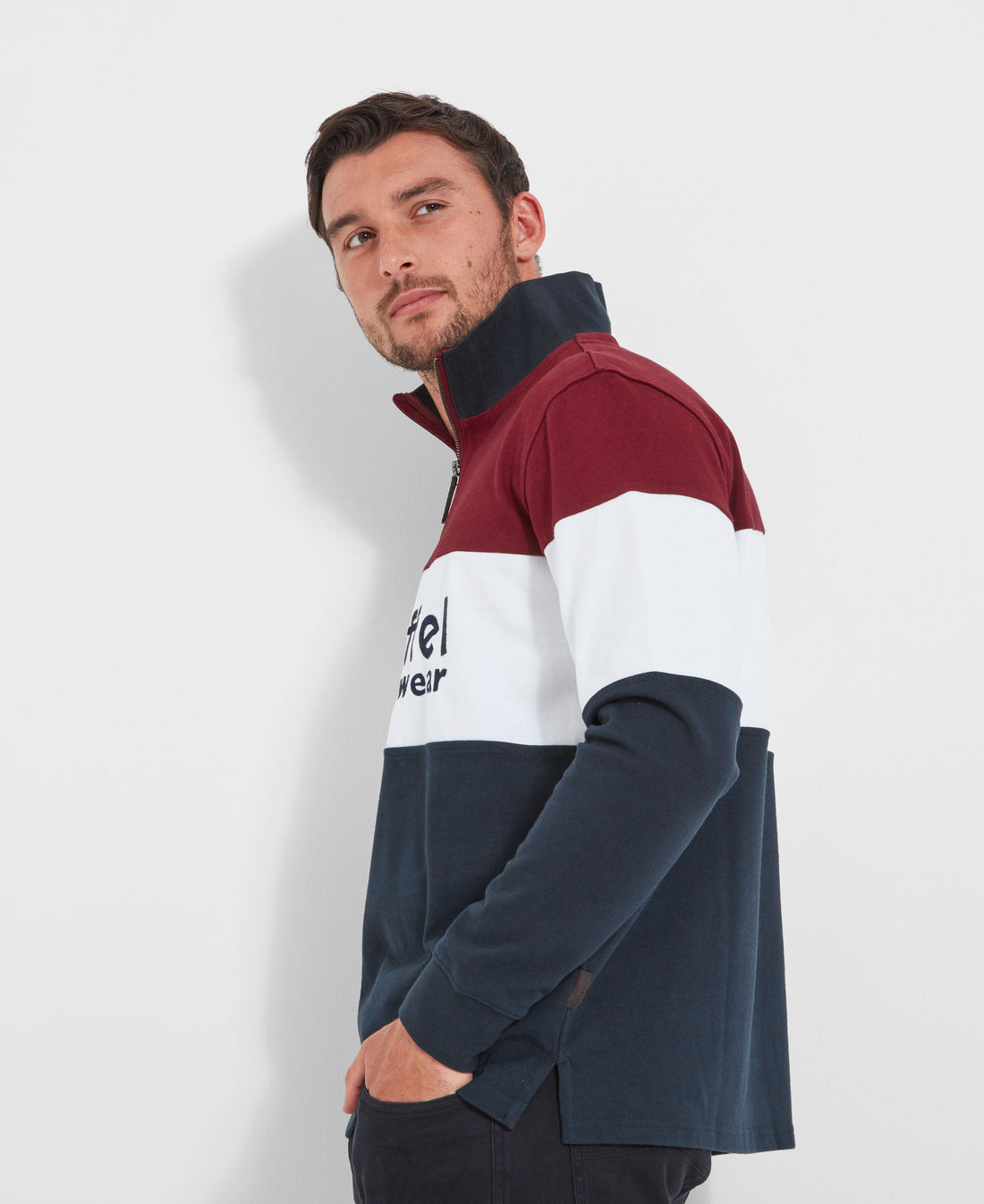 Exeter Heritage 1/4 Zip - Bordeaux