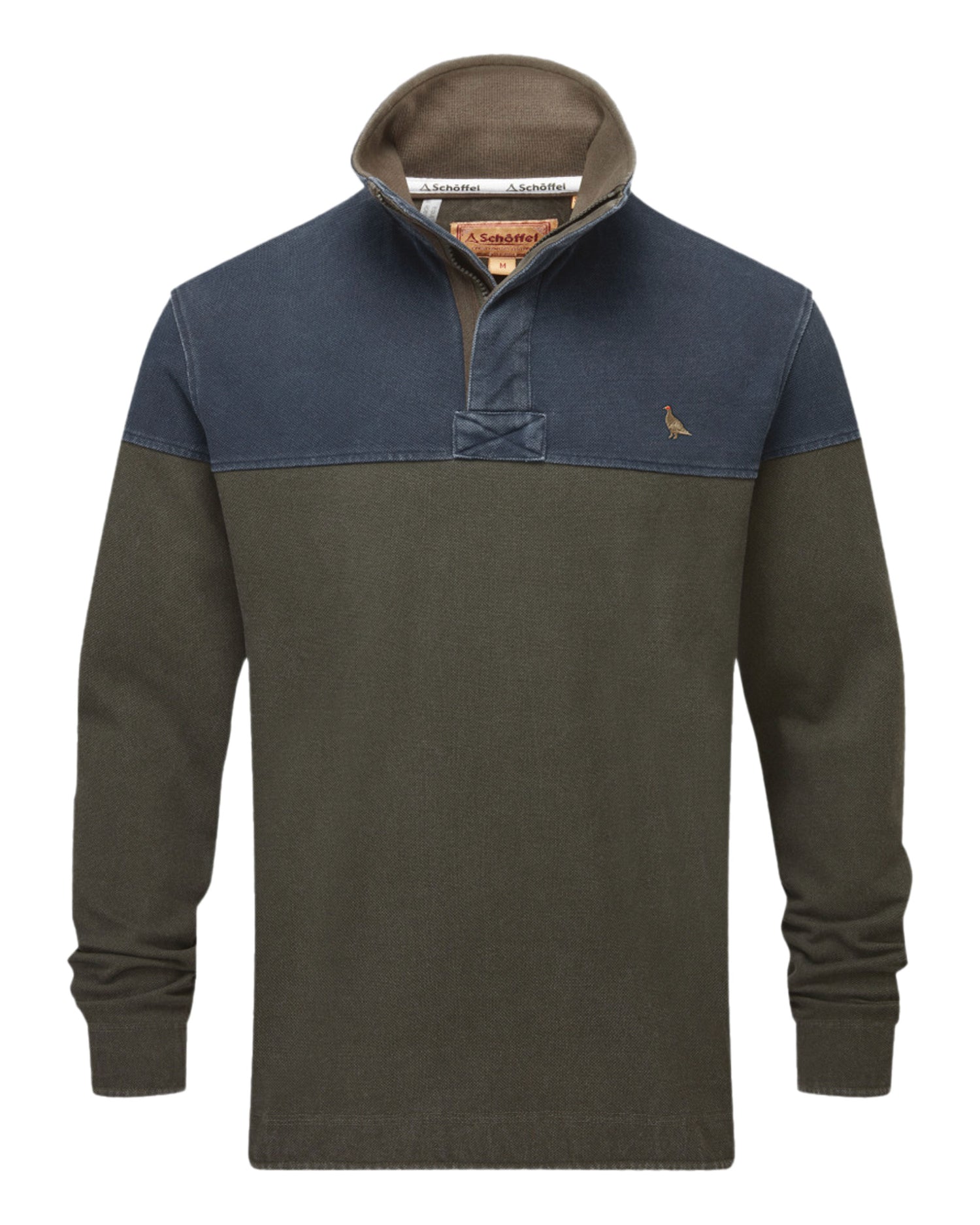 Helford Heritage Sweatshirt - Peat Green Ptarmigan