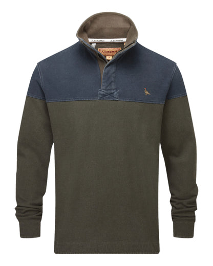 Helford Heritage Sweatshirt - Peat Green Ptarmigan