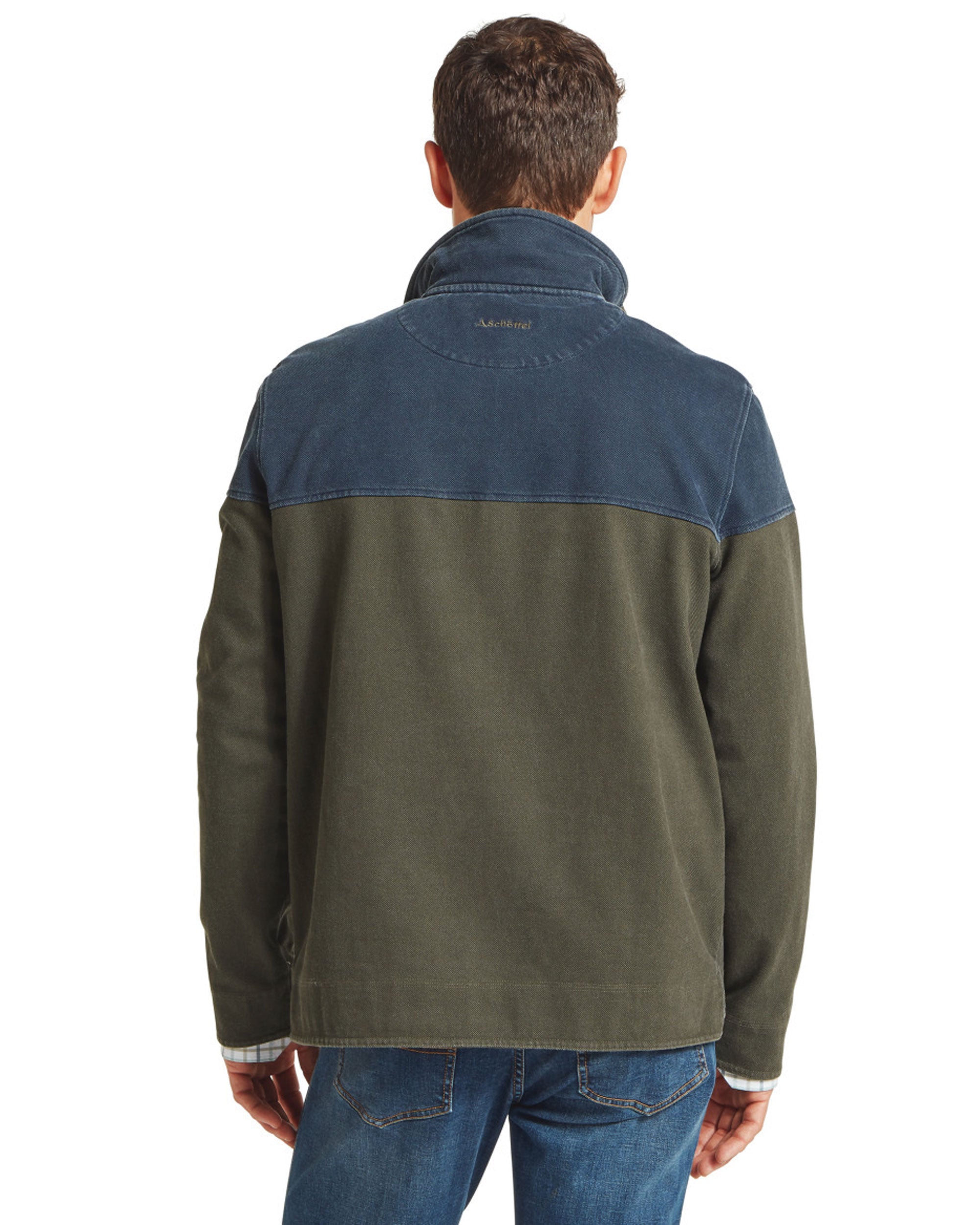 Helford Heritage Sweatshirt - Peat Green Ptarmigan