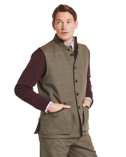 Holcot Tweed Waistcoat - Lochlane Tweed