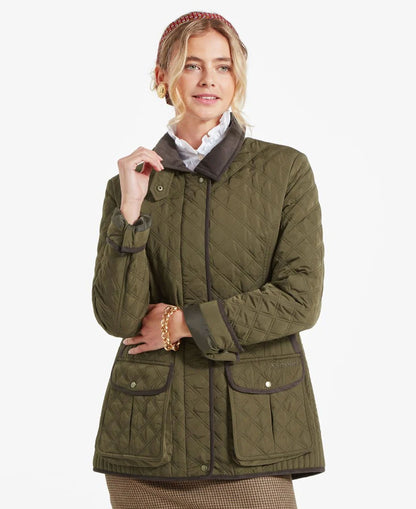 Lilymere Quilt Jacket - Olive