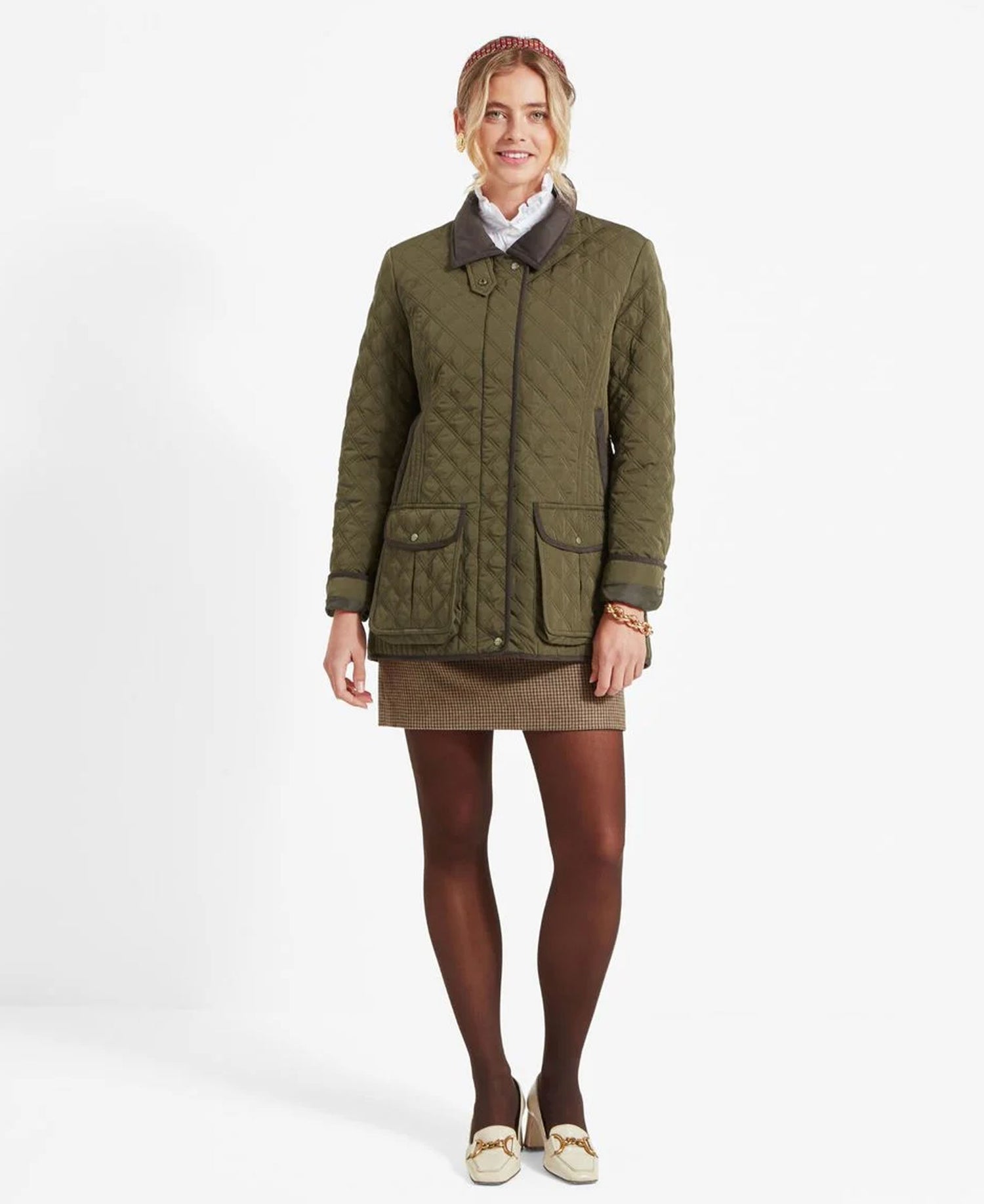 Lilymere Quilt Jacket - Olive