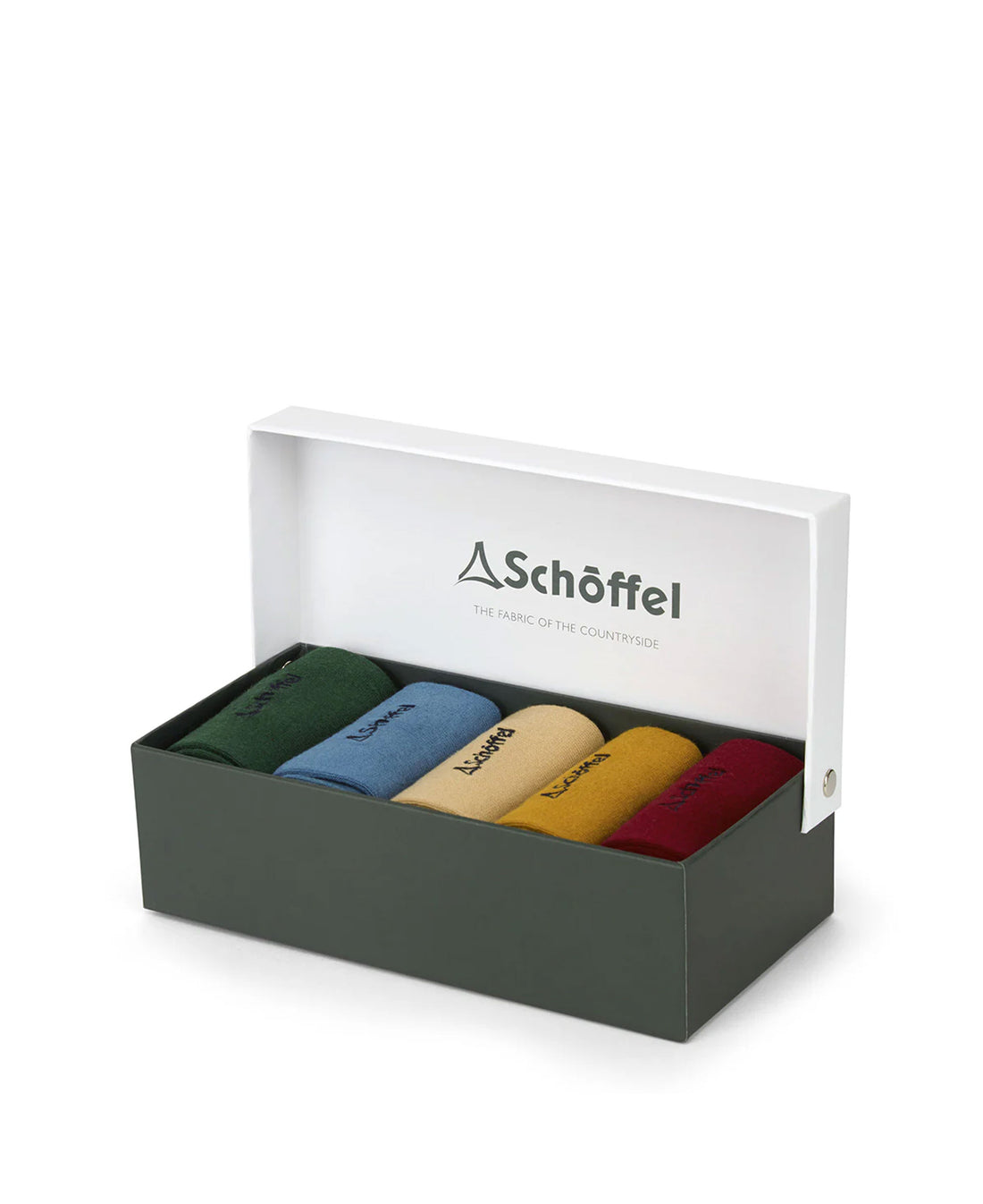 Bamboo Sock (Box of 5) - Logo Oat Mix