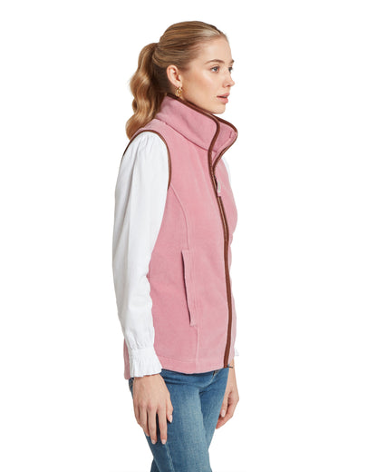Lyndon II Fleece Gilet - Antique Rose