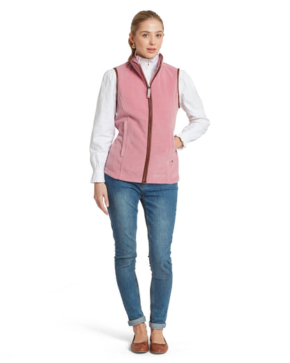Lyndon II Fleece Gilet - Antique Rose