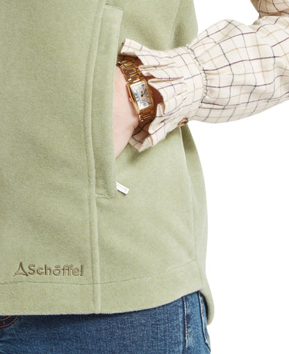 Lyndon II Fleece Gilet - Sage Green