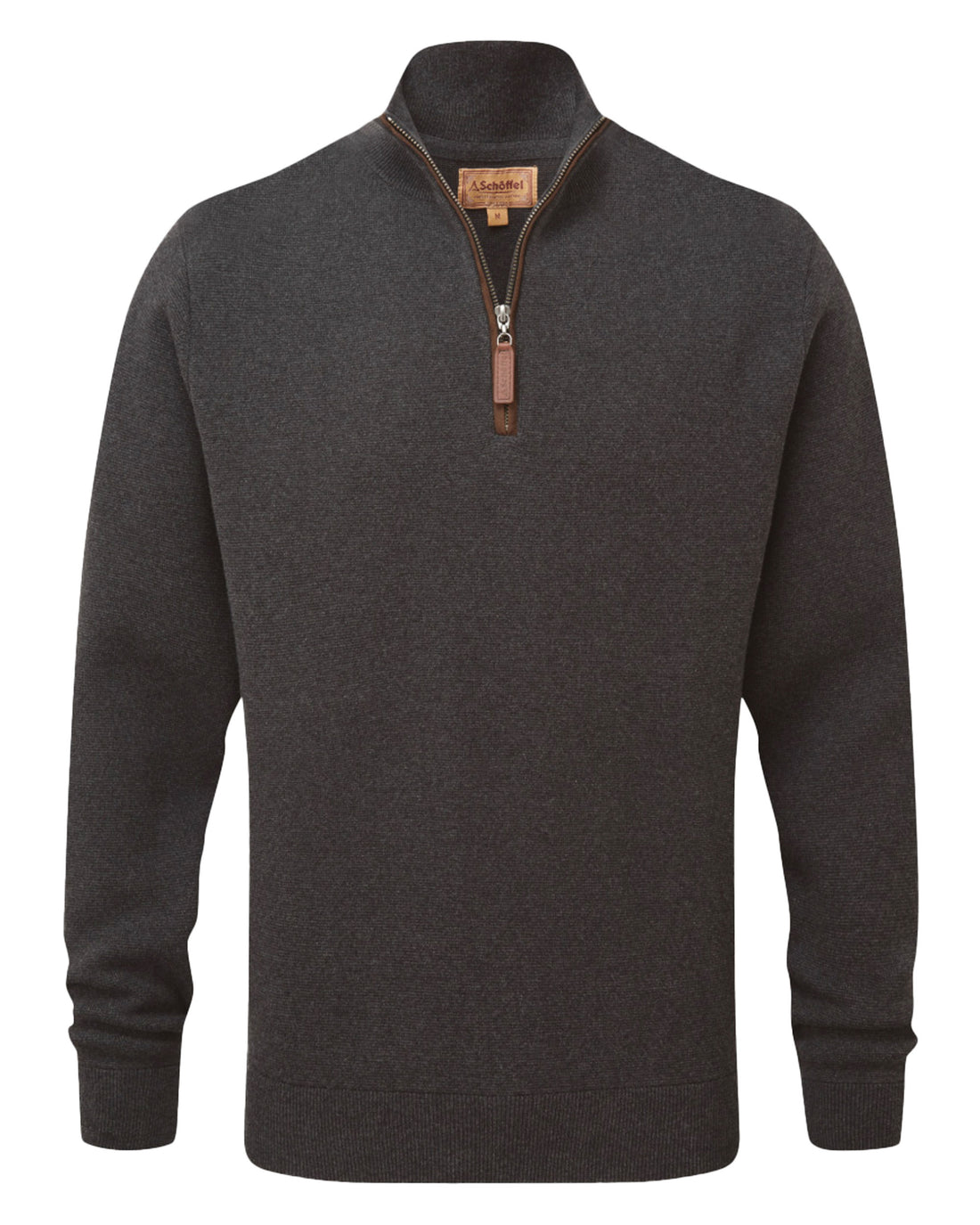 Marlow 1/4 Zip Jumper - Charcoal