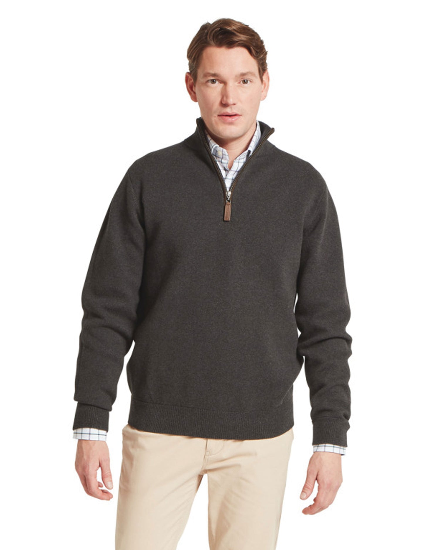 Marlow 1/4 Zip Jumper - Charcoal