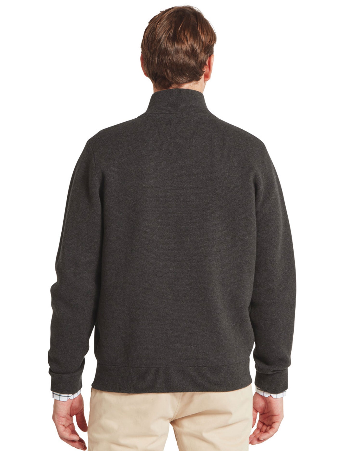 Marlow 1/4 Zip Jumper - Charcoal