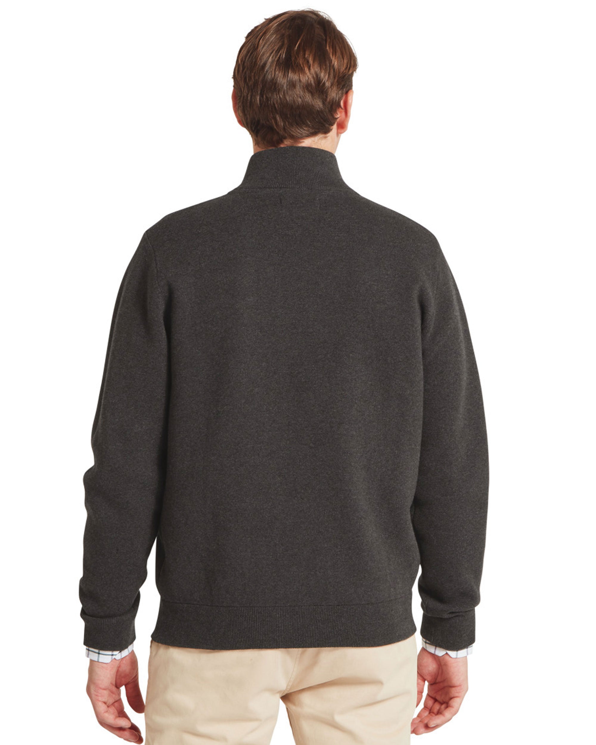 Marlow 1/4 Zip Jumper - Charcoal