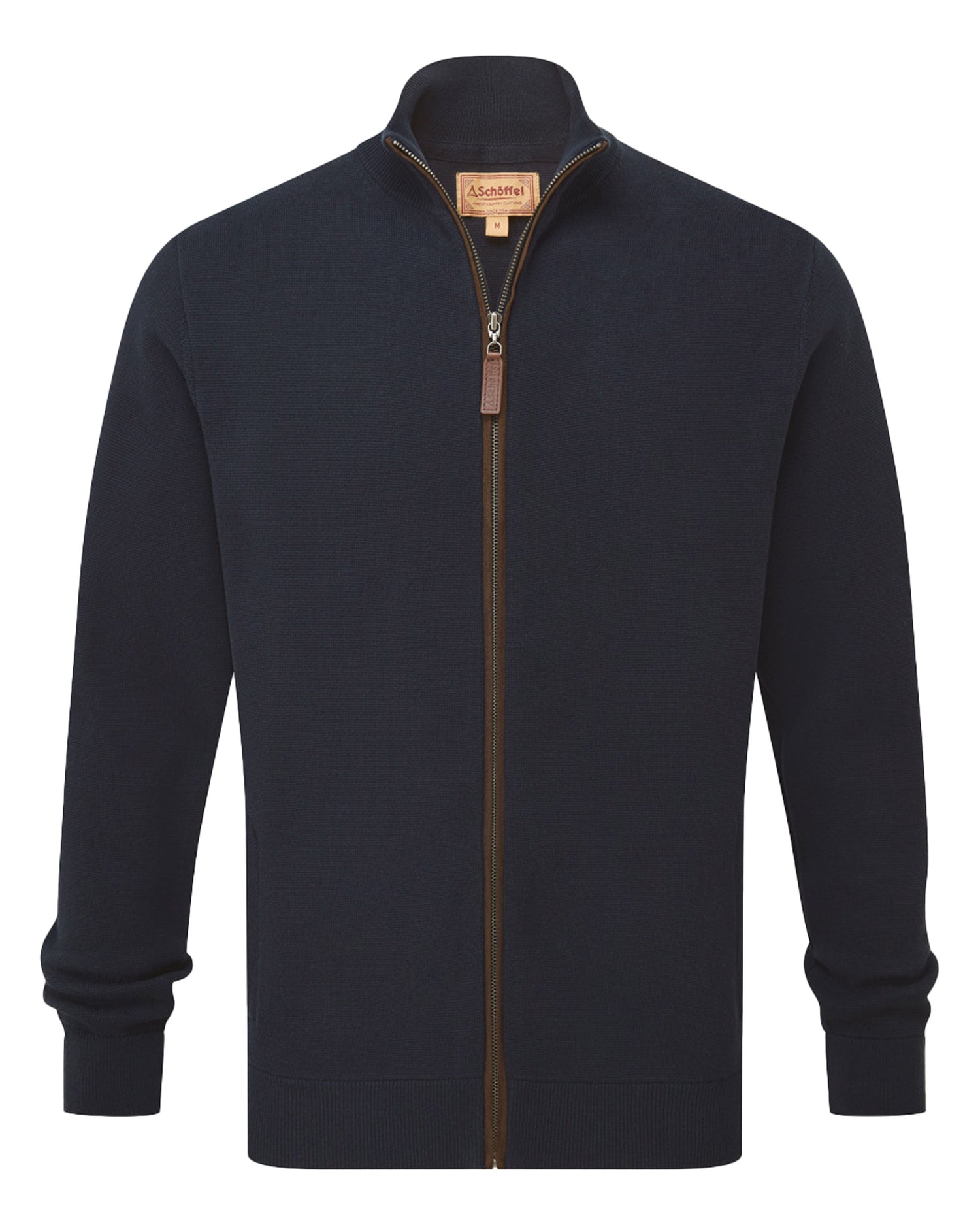 Marlow Full Zip Jumper - Navy