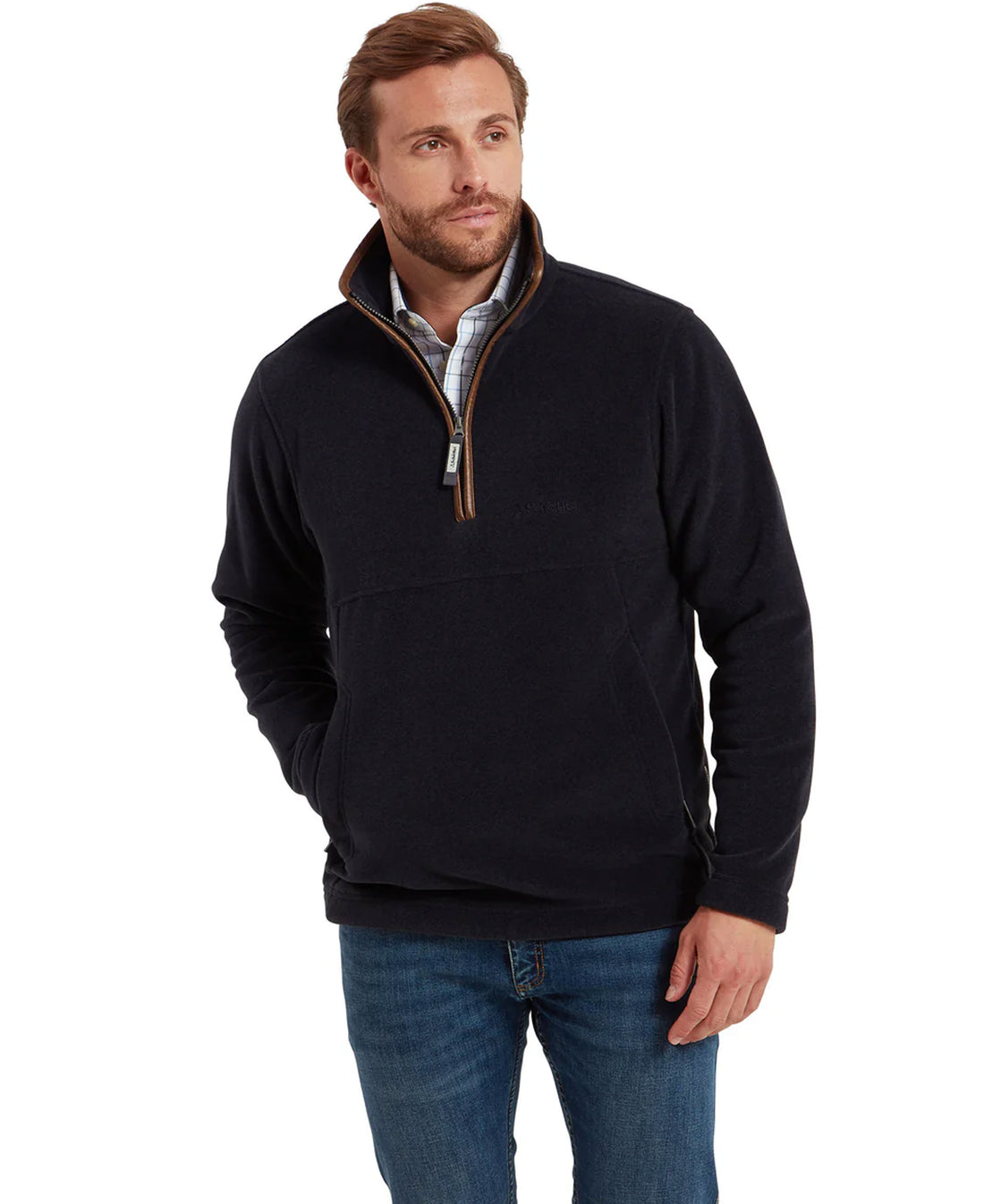 Berkeley 1/4 Zip Fleece - Gunmetal