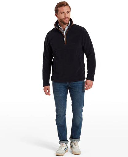 Berkeley 1/4 Zip Fleece - Gunmetal