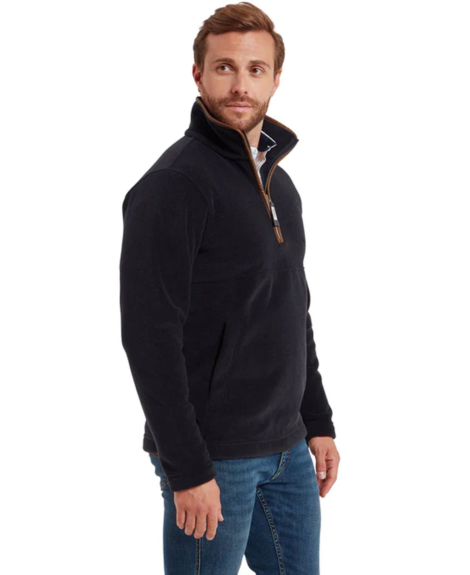Berkeley 1/4 Zip Fleece - Gunmetal