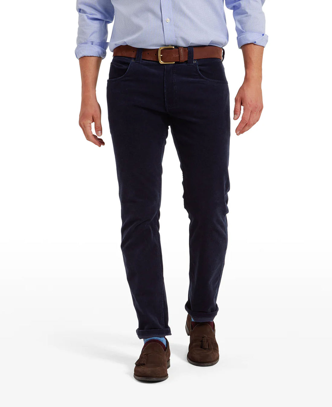Camden Cord Trousers - Navy