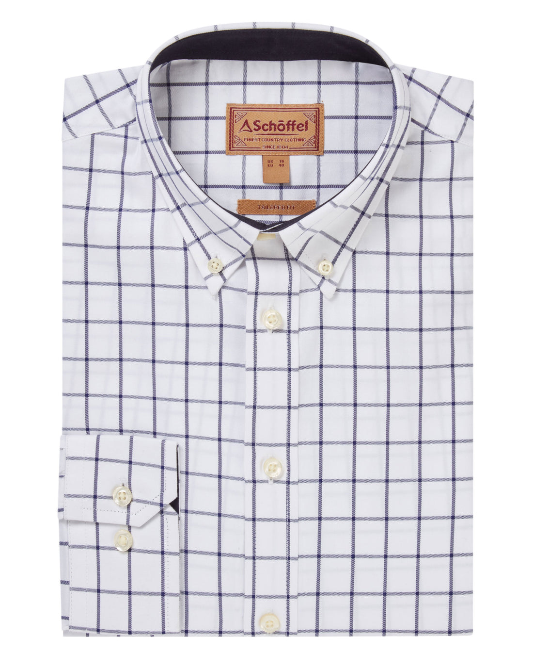 Halesworth Tailored Shirt - Blue Check