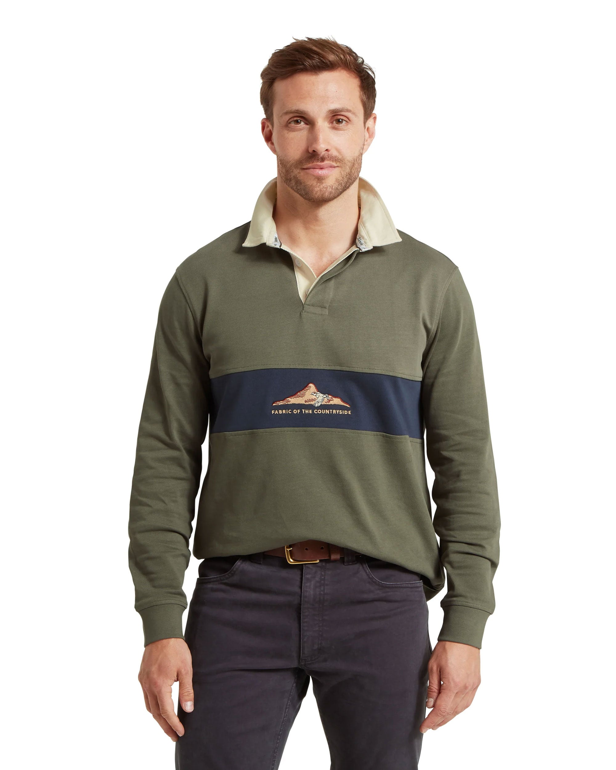 Saunton Rugby Top - Beetle Green