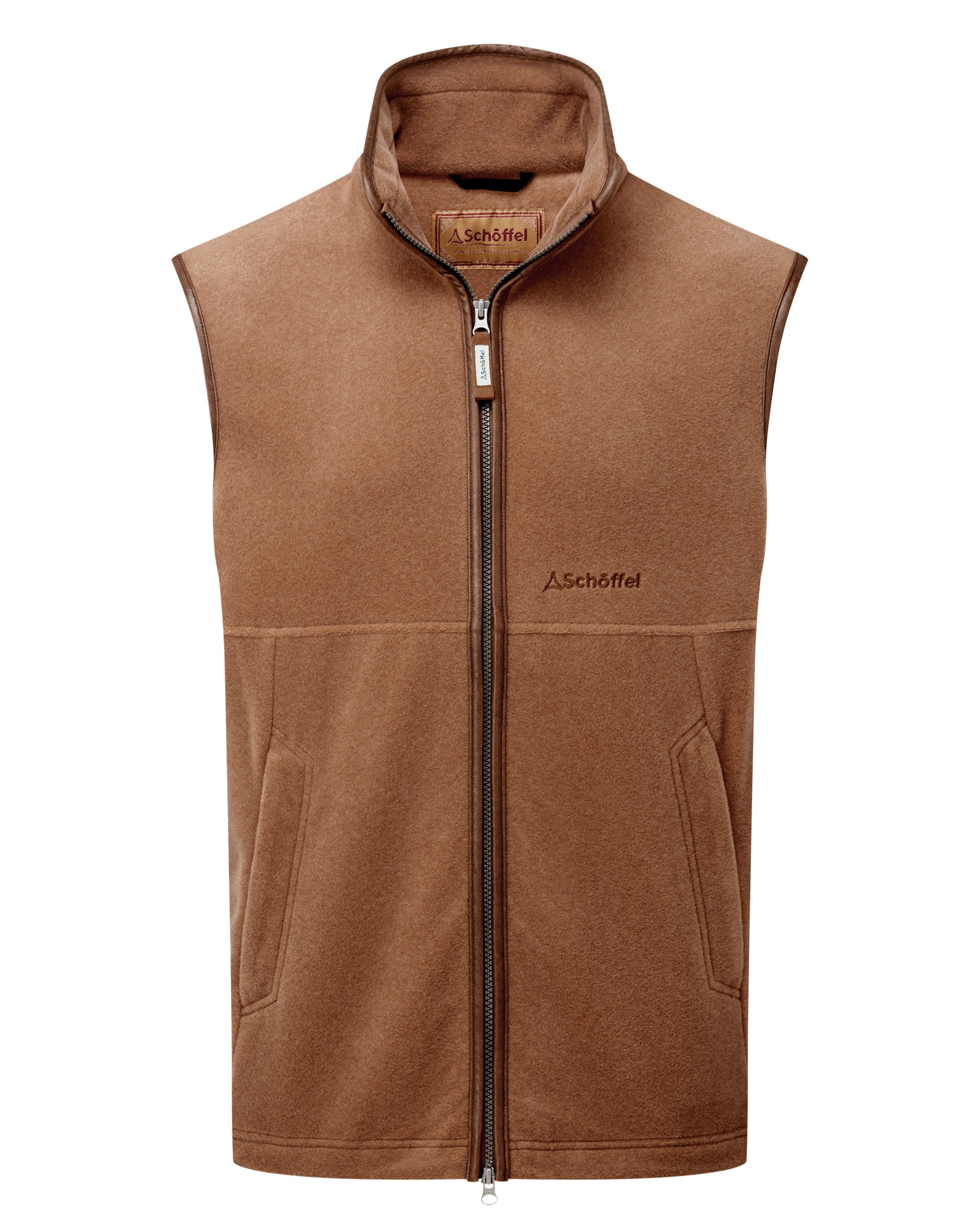 Oakham Fleece Gilet - Toffee