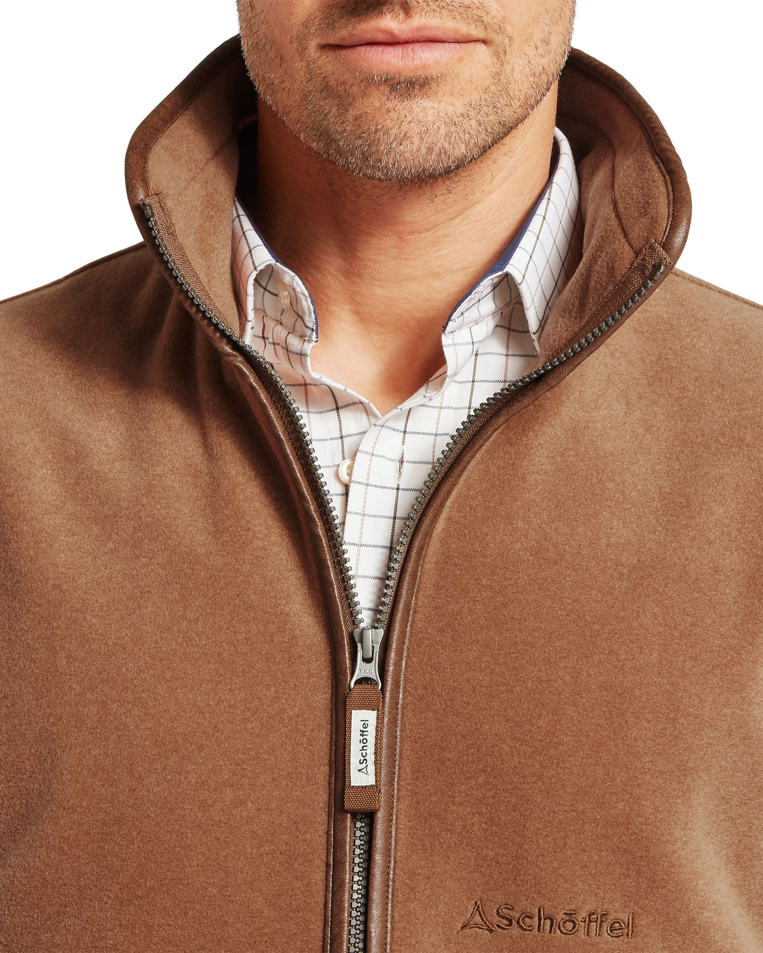 Oakham Fleece Gilet - Toffee