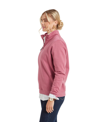 Sennen Cove Sweatshirt - Dark French Rose