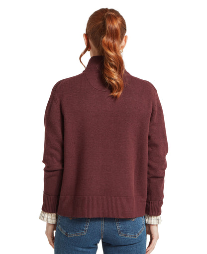 Thoralby 1/4 Zip Jumper - Port