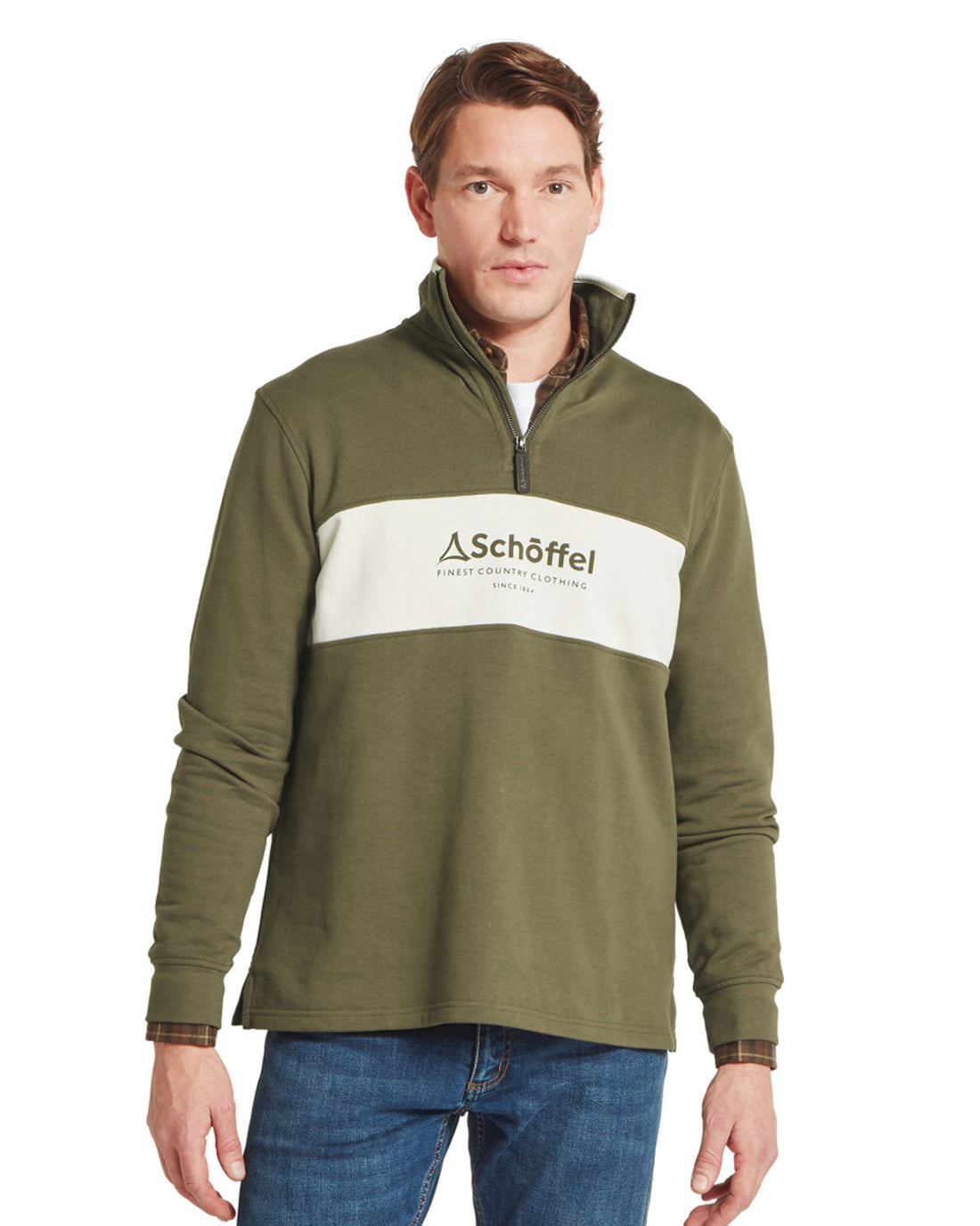 Trencrom 1/4 Zip - Dark Khaki Green