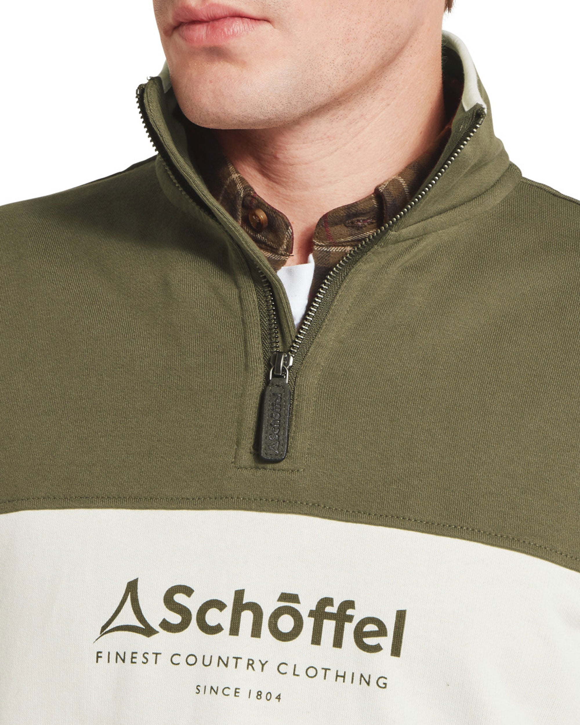 Trencrom 1/4 Zip - Dark Khaki Green